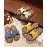 厚底サンダル レディース クロスサンダル | ANGELCLOSET | 詳細画像15