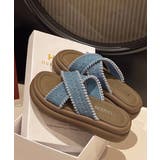 厚底サンダル レディース クロスサンダル | ANGELCLOSET | 詳細画像19