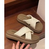 厚底サンダル レディース クロスサンダル | ANGELCLOSET | 詳細画像20
