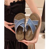 厚底サンダル レディース クロスサンダル | ANGELCLOSET | 詳細画像6
