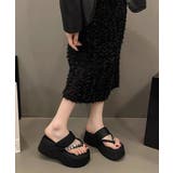 ボリュームソールサンダルレディース キレイめサマーサンダル 韓国風 | SUNSHINE CLOSET | 詳細画像4 