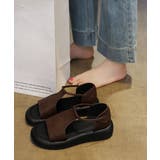 レディース PUレザーフラットサンダル履きやすい スポーツサンダル | SUNSHINE CLOSET | 詳細画像13