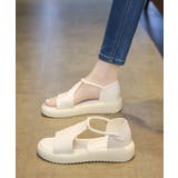 レディース PUレザーフラットサンダル履きやすい スポーツサンダル | SUNSHINE CLOSET | 詳細画像5