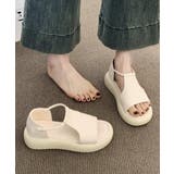 レディース PUレザーフラットサンダル履きやすい スポーツサンダル | SUNSHINE CLOSET | 詳細画像6