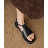 ヴィンテージ風 柔らかフラットグルカミュール軽量 オープントゥコンフォートシュー… | SUNSHINE CLOSET | 詳細画像4