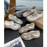 レディース 軽量スポーツスニーカー韓国風 ストラップスニーカー美脚脚長 | SUNSHINE CLOSET | 詳細画像15