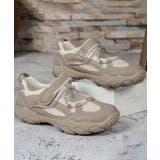 レディース 軽量スポーツスニーカー韓国風 ストラップスニーカー美脚脚長 | SUNSHINE CLOSET | 詳細画像18