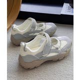 レディース 軽量スポーツスニーカー韓国風 ストラップスニーカー美脚脚長 | SUNSHINE CLOSET | 詳細画像21