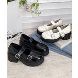 クラシカルストラップローファー バレエコアガーリーシューズ量産型 韓国風美脚見え… | SUNSHINE CLOSET | 詳細画像14 