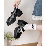 クラシカルストラップローファー バレエコアガーリーシューズ量産型 韓国風美脚見え… | SUNSHINE CLOSET | 詳細画像4 