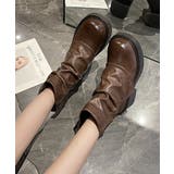 ヴィンテージ風カバーブーツレディース ドレープブーツ歩きやすい冬靴 アンクルブー… | SUNSHINE CLOSET | 詳細画像19