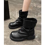 ヴィンテージ風カバーブーツレディース ドレープブーツ歩きやすい冬靴 アンクルブー… | SUNSHINE CLOSET | 詳細画像21