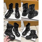 ヴィンテージ風カバーブーツレディース ドレープブーツ歩きやすい冬靴 アンクルブー… | SUNSHINE CLOSET | 詳細画像25