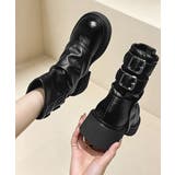 ヴィンテージ風カバーブーツレディース ドレープブーツ歩きやすい冬靴 アンクルブー… | SUNSHINE CLOSET | 詳細画像8