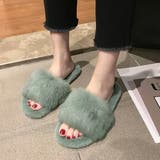 フラットサンダル ファー スリッパ | SUNSHINE CLOSET | 詳細画像7
