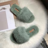 フラットサンダル ファー スリッパ | SUNSHINE CLOSET | 詳細画像9