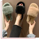 フラットサンダル ファー スリッパ | SUNSHINE CLOSET | 詳細画像10