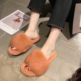 フラットサンダル ファー スリッパ | SUNSHINE CLOSET | 詳細画像5