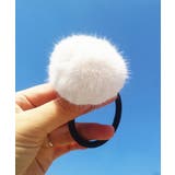 レディースふわふわ可愛い髪飾りモコモコボリュームファーポニー 秋冬トレンド ワン… | SUNSHINE CLOSET | 詳細画像14 
