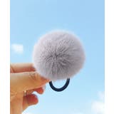 レディースふわふわ可愛い髪飾りモコモコボリュームファーポニー 秋冬トレンド ワン… | SUNSHINE CLOSET | 詳細画像15 