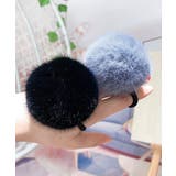 レディースふわふわ可愛い髪飾りモコモコボリュームファーポニー 秋冬トレンド ワン… | SUNSHINE CLOSET | 詳細画像8 