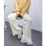 サイドフリンジ リブニットパンツ 暖かい | SUNSHINE CLOSET | 詳細画像24 