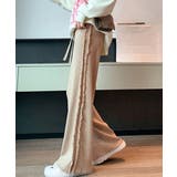 サイドフリンジ リブニットパンツ 暖かい | SUNSHINE CLOSET | 詳細画像3 