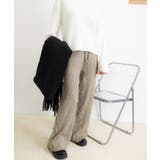 サイドフリンジ リブニットパンツ 暖かい | SUNSHINE CLOSET | 詳細画像30 