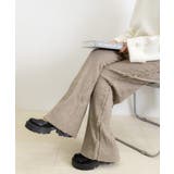 サイドフリンジ リブニットパンツ 暖かい | SUNSHINE CLOSET | 詳細画像31 