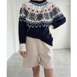 ウール風ハーフパンツ５分丈ワイドパンツ | SUNSHINE CLOSET | 詳細画像12 