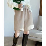 ウール風ハーフパンツ５分丈ワイドパンツ | SUNSHINE CLOSET | 詳細画像4 