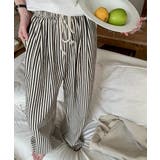 ストライプセミワイドパンツ ハイウエスト | SUNSHINE CLOSET | 詳細画像1 