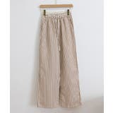 ストライプセミワイドパンツ ハイウエスト | SUNSHINE CLOSET | 詳細画像30 