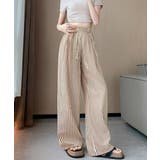 ストライプセミワイドパンツ ハイウエスト | SUNSHINE CLOSET | 詳細画像7 