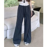 カジュアルイージーパンツ レディース レトロ風ストレートパンツ | SUNSHINE CLOSET | 詳細画像14 