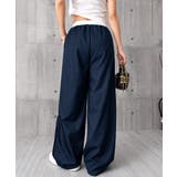 カジュアルイージーパンツ レディース レトロ風ストレートパンツ | SUNSHINE CLOSET | 詳細画像19 