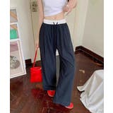カジュアルイージーパンツ レディース レトロ風ストレートパンツ | SUNSHINE CLOSET | 詳細画像6 