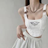 カップ付き タンクトップ ショート丈韓国 | SUNSHINE CLOSET | 詳細画像10