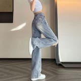 ダメージ デニムパンツ レディース着やせ | SUNSHINE CLOSET | 詳細画像6 