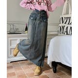 デニムマキシスカート バックスリット入り | ANGELCLOSET | 詳細画像1