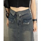 デニムマキシスカート バックスリット入り | ANGELCLOSET | 詳細画像19