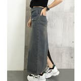 デニムマキシスカート バックスリット入り | ANGELCLOSET | 詳細画像20
