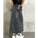 デニムマキシスカート バックスリット入り | ANGELCLOSET | 詳細画像22