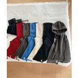 フード付きニットマフラーレディースリブニット帽暖かいフードウォーマーあったか 大… | SUNSHINE CLOSET | 詳細画像20