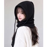 フード付きニットマフラーレディースリブニット帽暖かいフードウォーマーあったか 大… | SUNSHINE CLOSET | 詳細画像7