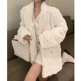 レディース フェミニン暖かボアジャケット きれいめフェイクファーコート | SUNSHINE CLOSET | 詳細画像13 