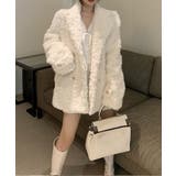 レディース フェミニン暖かボアジャケット きれいめフェイクファーコート | SUNSHINE CLOSET | 詳細画像14 