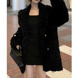 レディース フェミニン暖かボアジャケット きれいめフェイクファーコート | SUNSHINE CLOSET | 詳細画像8 