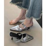 ダブルベルトバックルミュールサンダル レディース 履きやすい | SUNSHINE CLOSET | 詳細画像17