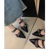 ダブルベルトバックルミュールサンダル レディース 履きやすい | SUNSHINE CLOSET | 詳細画像3